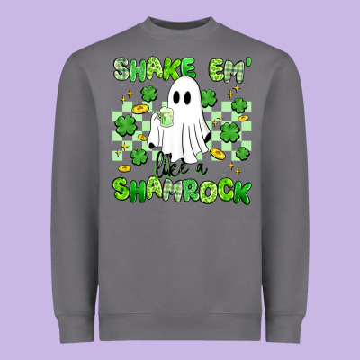 Shake Em' Like A Shamrock Heavyweight Sweatshirt Designed By Artiststas