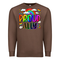Chestnut proud ally Premium Sweatshirt - LillyAllenDesigns