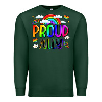 Sports Green proud ally Premium Sweatshirt - LillyAllenDesigns