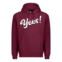 Burgundy YEES! Premium Hoodie - Bettercallsaul