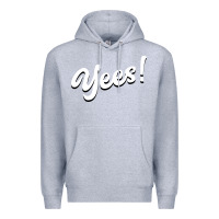 Heather Grey YEES! Premium Hoodie - Bettercallsaul