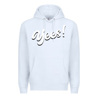 White YEES! Premium Hoodie - Bettercallsaul