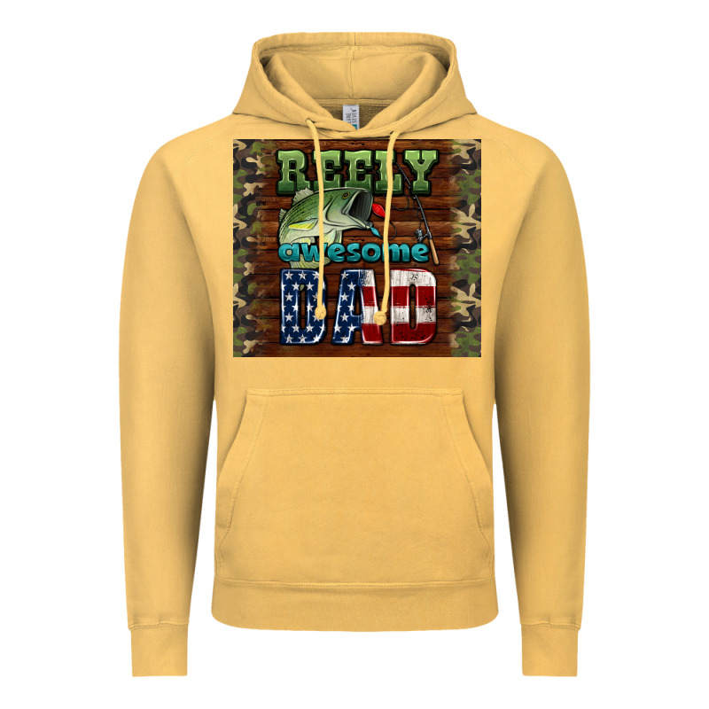Reely Awesome Dad Vintage Hoodie by HRA Design Shop | Teevron