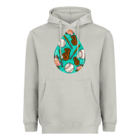 Moon Dust baseball and western roses teardrop  5 Heavyweight Hoodie - BundleAndBundleShop