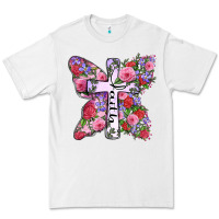 White faith butterfly cross Premium Tee - Zillion Design Studio