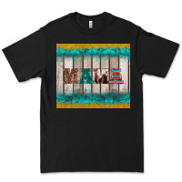 Black western turquoise mama Premium Tee - BarkalooDesign