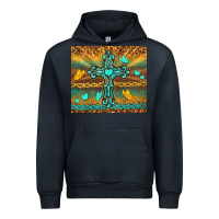 Navy western cross Urban Hoodie - TumblerDesignByShophia
