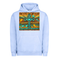 Pigment Grape Ice western cross Urban Hoodie - TumblerDesignByShophia