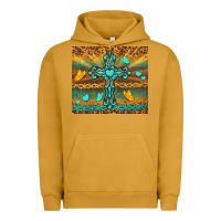 Pigment Peanut Butter western cross Urban Hoodie - TumblerDesignByShophia