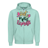 Hot Mess Express Zipper Hoodie | Teevron