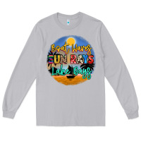 Moon Dust boat waves sun rays lake days Long Sleeve Tee - NancyCooperArtShop