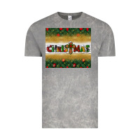 Cloud Rock Christmas with cross Vintage Tee - BundleAndBundleShop