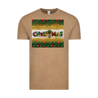 Vintage Coffee Christmas with cross Vintage Tee - BundleAndBundleShop