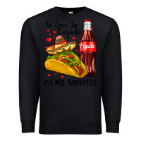 Black tu eres la coquita pa mis taquitos Premium Sweatshirt - LillyAllenDesigns