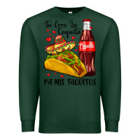 Sports Green tu eres la coquita pa mis taquitos Premium Sweatshirt - LillyAllenDesigns