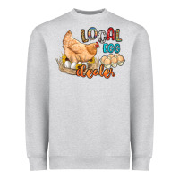 Heather Grey local egg dealer Heavyweight Sweatshirt - Artiststas