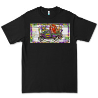 Black Mardi Gras Truck And Fleur De Lis Crawfish Premium Tee - RanaPortraitStore