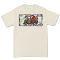 Bone Mardi Gras Truck And Fleur De Lis Crawfish Premium Tee - RanaPortraitStore