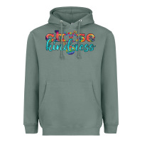 Sage Lgbtq Choose Kindness With Heart And Peace Heavyweight Hoodie - BundleAndBundleShop