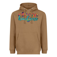 Toasted Coconut Lgbtq Choose Kindness With Heart And Peace Heavyweight Hoodie - BundleAndBundleShop