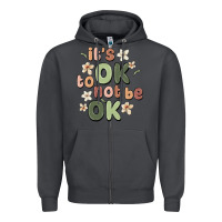 Smoke it's ok to not be ok Zipper Hoodie - MaliasSmallBusiness