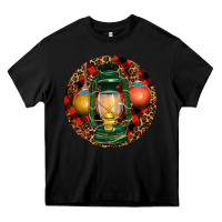 Black Xmas Lantern Christmas Heavy Core Tee - RanaPortraitStore