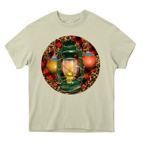 Mossy Xmas Lantern Christmas Heavy Core Tee - RanaPortraitStore