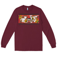 Burgundy ladybug gnomies license plate template Long Sleeve Tee - BarkalooDesign