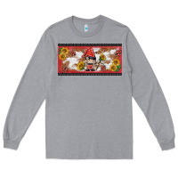 Heather Grey ladybug gnomies license plate template Long Sleeve Tee - BarkalooDesign