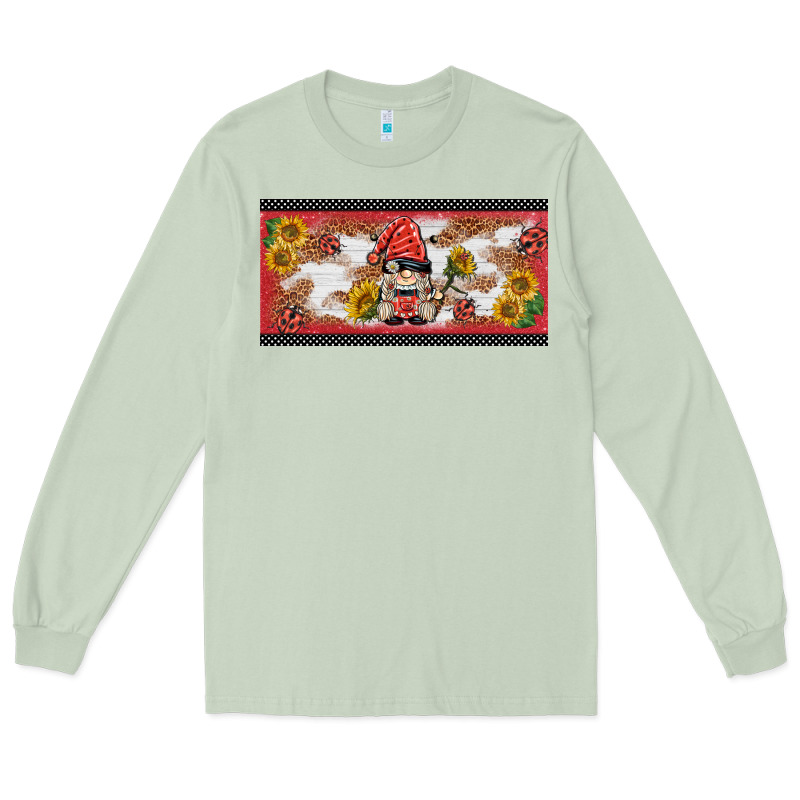 Ladybug Gnomies License Plate Template Long Sleeve Tee by BarkalooDesign | Teevron