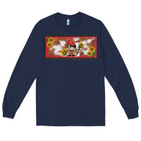 Navy ladybug gnomies license plate template Long Sleeve Tee - BarkalooDesign