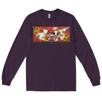 Plum ladybug gnomies license plate template Long Sleeve Tee - BarkalooDesign
