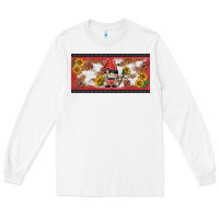 White ladybug gnomies license plate template Long Sleeve Tee - BarkalooDesign