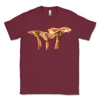 Burgundy Lactarius Rufus Mushroom Illustrations Classic Tee - LillyAllenDesigns