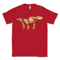 Red Lactarius Rufus Mushroom Illustrations Classic Tee - LillyAllenDesigns