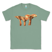 Sage Lactarius Rufus Mushroom Illustrations Classic Tee - LillyAllenDesigns
