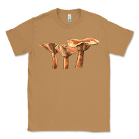 Toasted Coconut Lactarius Rufus Mushroom Illustrations Classic Tee - LillyAllenDesigns