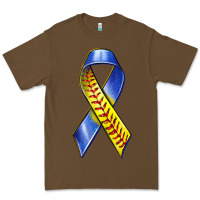 Cacao down syndrome ribbon softball Premium Tee - texasbilliewilder