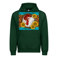Foreset Green western rooster Urban Hoodie - TumblerDesignByShophia