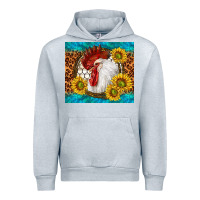 Heather Grey western rooster Urban Hoodie - TumblerDesignByShophia