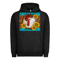 Pigment Black western rooster Urban Hoodie - TumblerDesignByShophia
