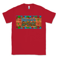 Red different is au some autism awareness license plate Classic Tee - Artiststas