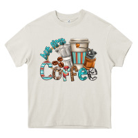 Cream but first coffee Heavy Core Tee - texasbilliewilder