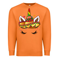 Carrot unicorn and sombrero Premium Sweatshirt - LillyAllenDesigns