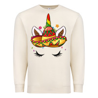 Sandshell unicorn and sombrero Premium Sweatshirt - LillyAllenDesigns