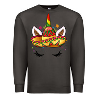 Smoke unicorn and sombrero Premium Sweatshirt - LillyAllenDesigns