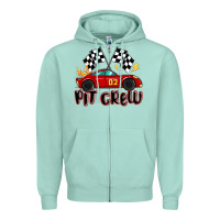 Seafoam pit crew boys birthday race car Zipper Hoodie - MaliasSmallBusiness