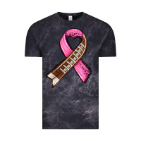 Cloud Black breast cancer sport ribbons Vintage Tee - AdoDesignShop