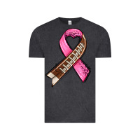 Vintage Black breast cancer sport ribbons Vintage Tee - AdoDesignShop