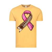 Vintage Mustard breast cancer sport ribbons Vintage Tee - AdoDesignShop